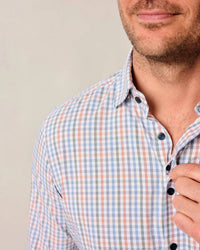 JOHNNIE-O Vanderwall Natural Performance Shirt in white - men's shirt - view 4