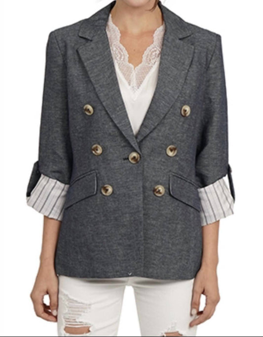 Love Token - LINEN BLEND BLAZER