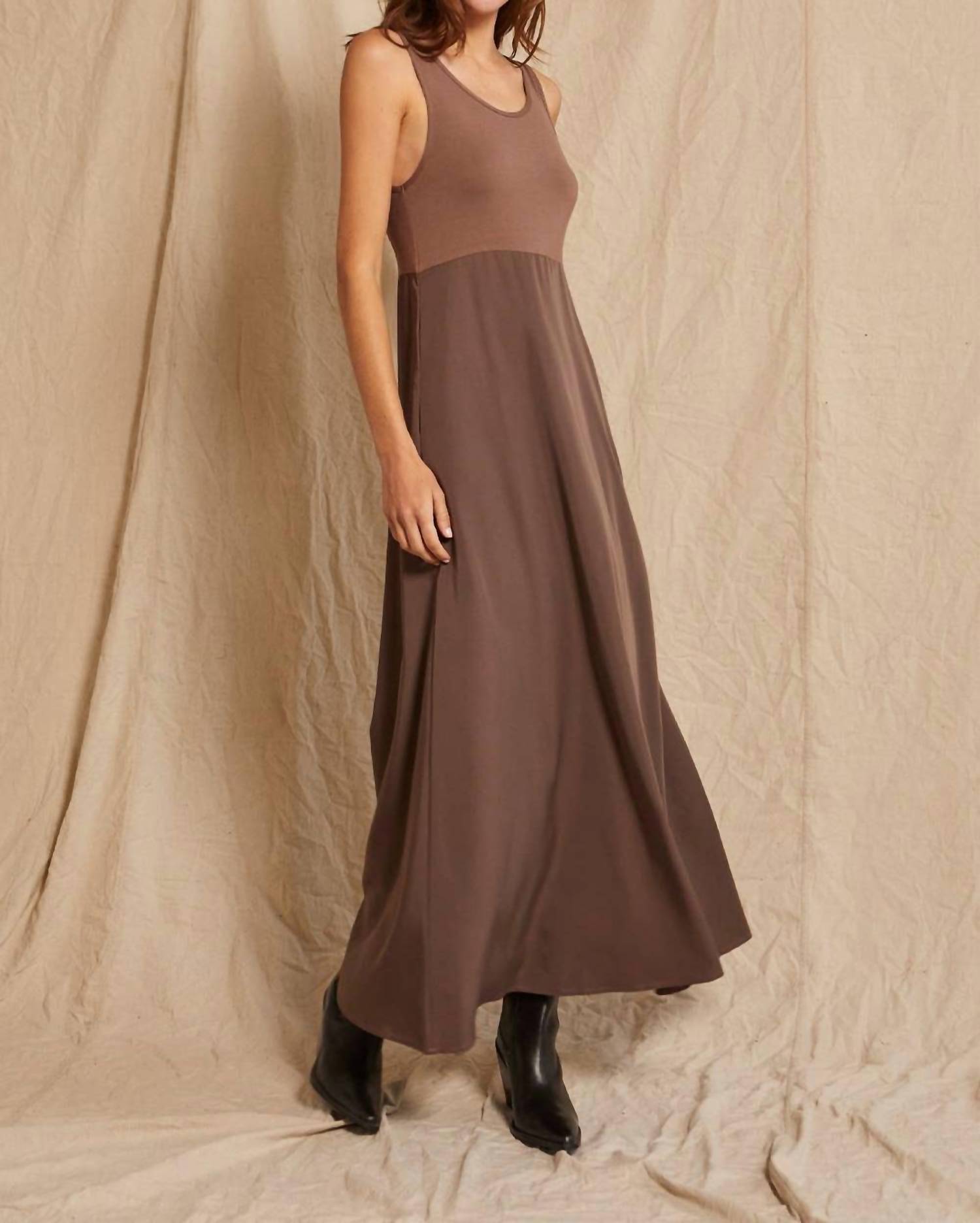 Crescent - Brooks Dress And Sweater Two-piece Set