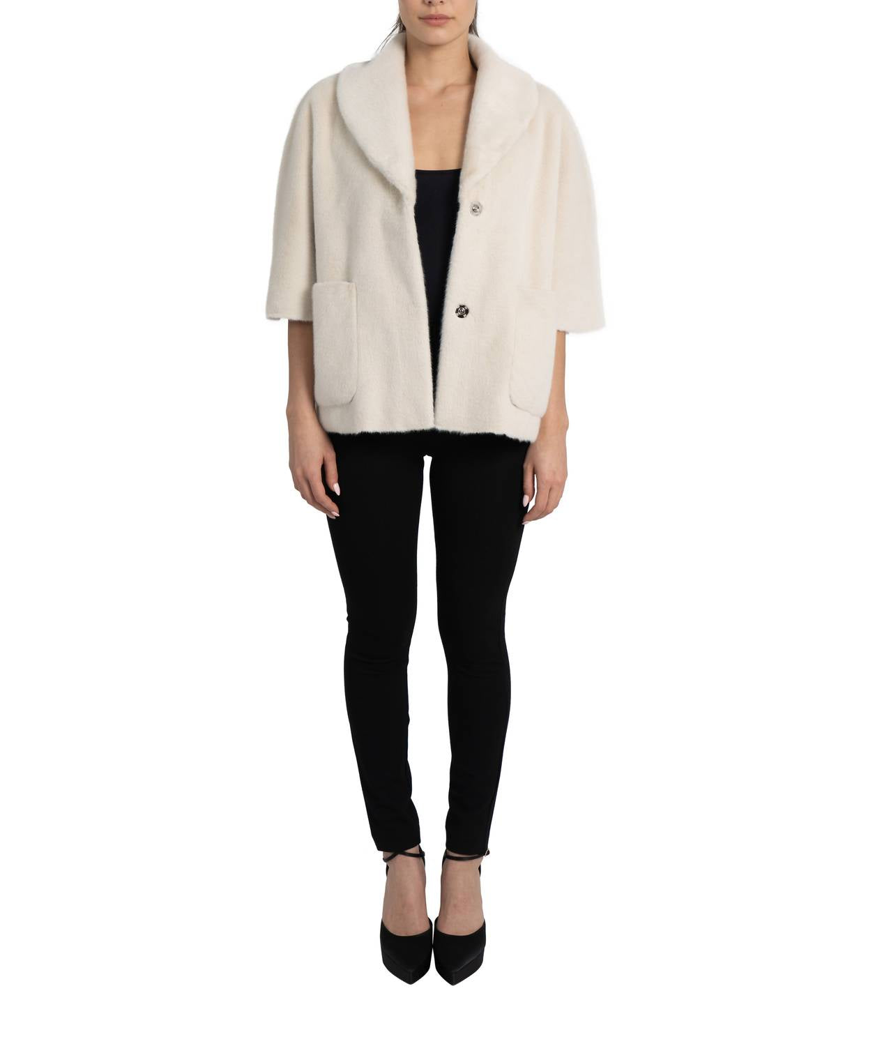 Love Token - Peggy Faux Fur Topper