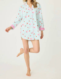 Pj Salvage - Classic Fit Flannel Nightshirt