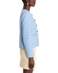 Tahari - Tweed Open Front Blazer