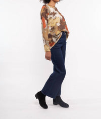 M Made In Italy - Abstract Long Sleeve Knit Top
