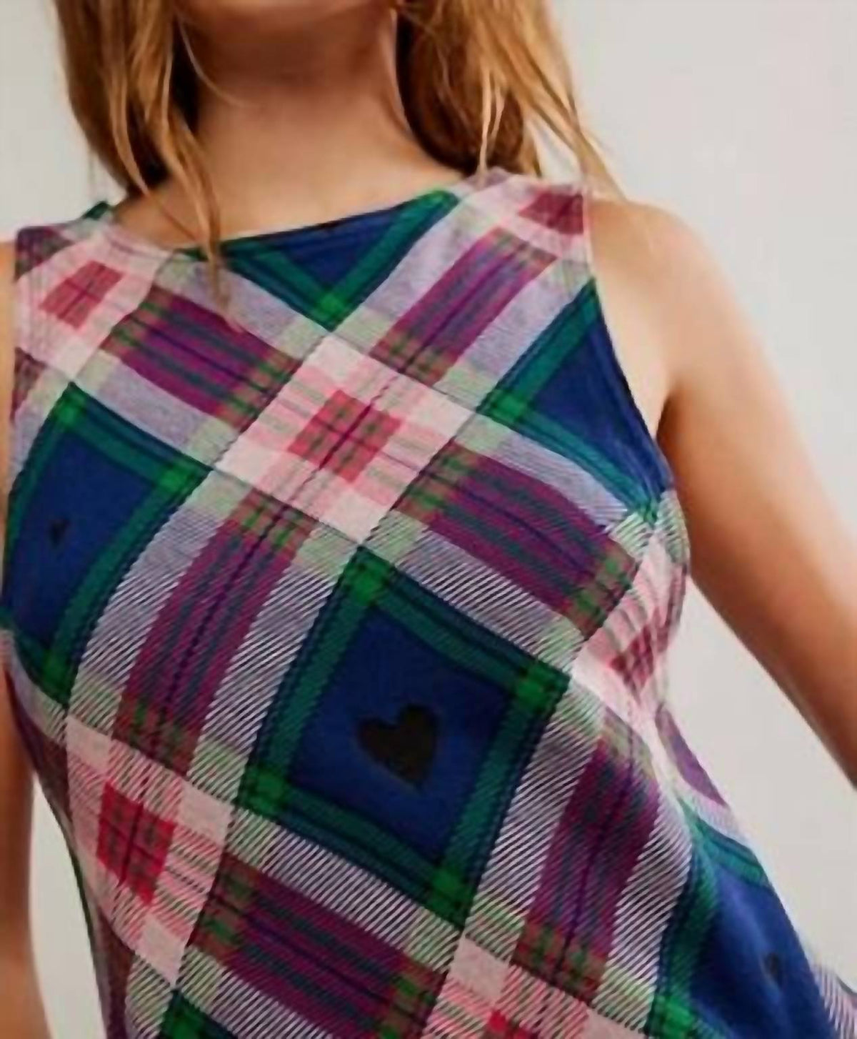 Free People - Women's Carven Plaid Mini Dress