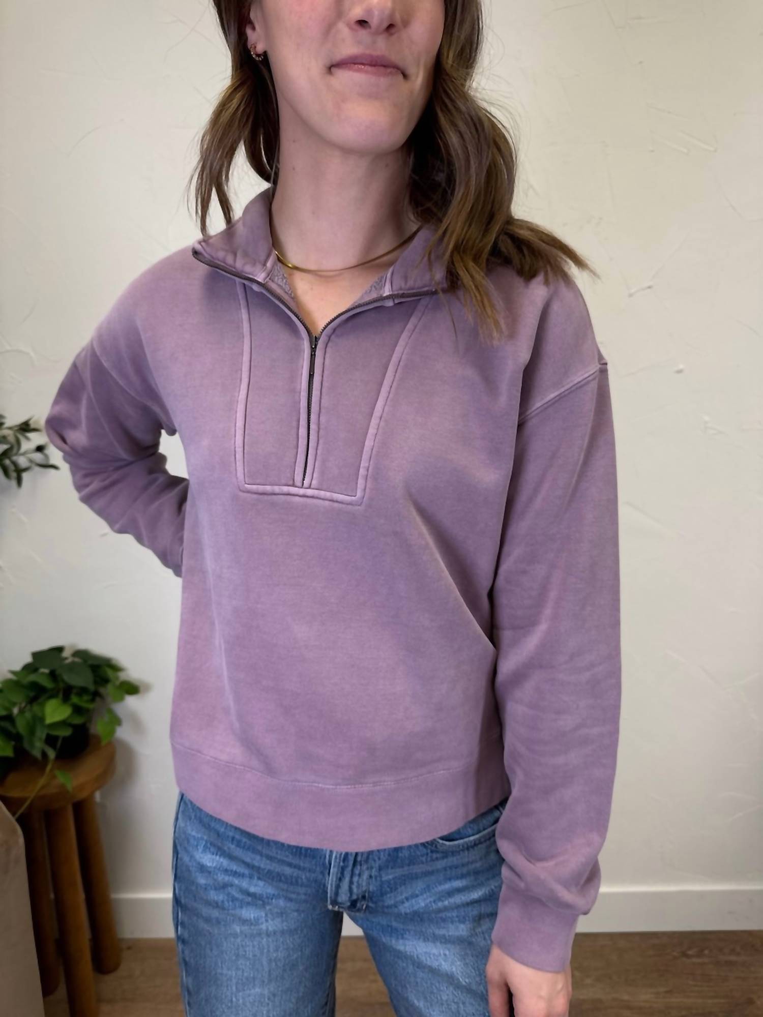 Thread & Supply - Serenity Fleece 1/4 Zip Pullover