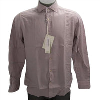 Guglielminotti - Men's Long Sleeve Collared Cotton Button Shirt