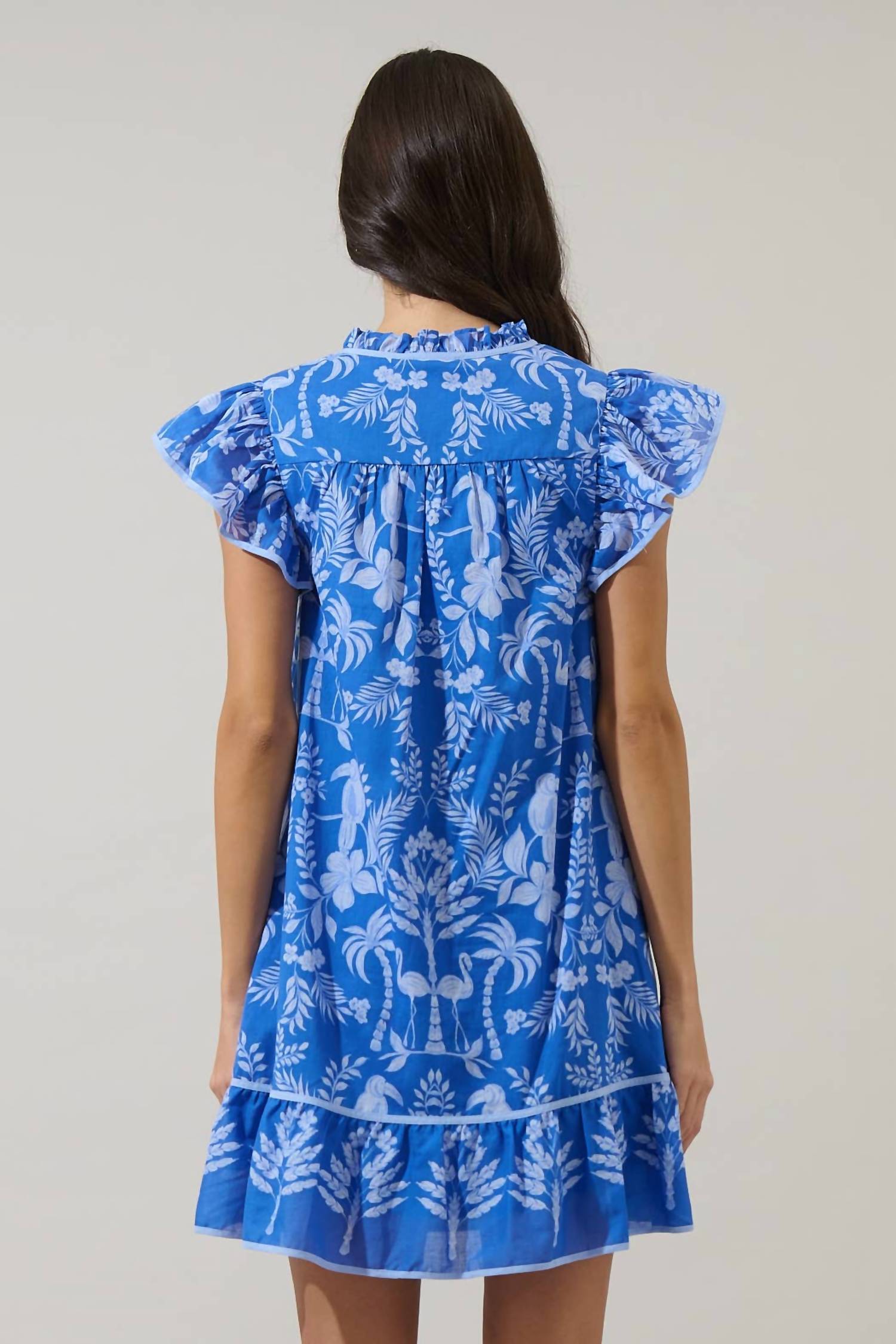Sugarlips - Toucan Jungle Print Shift Dress