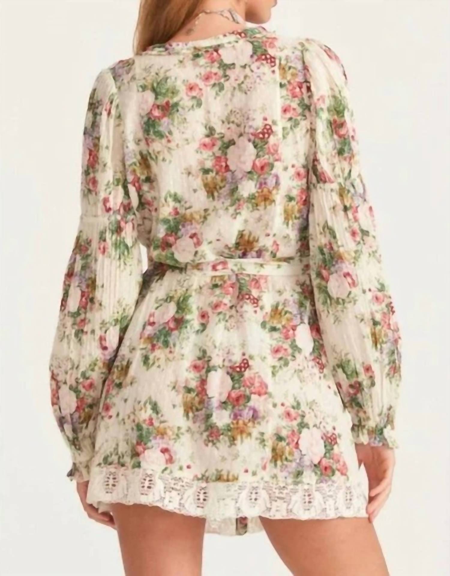 Loveshackfancy - Shining Gemstone Fria Mini Dress