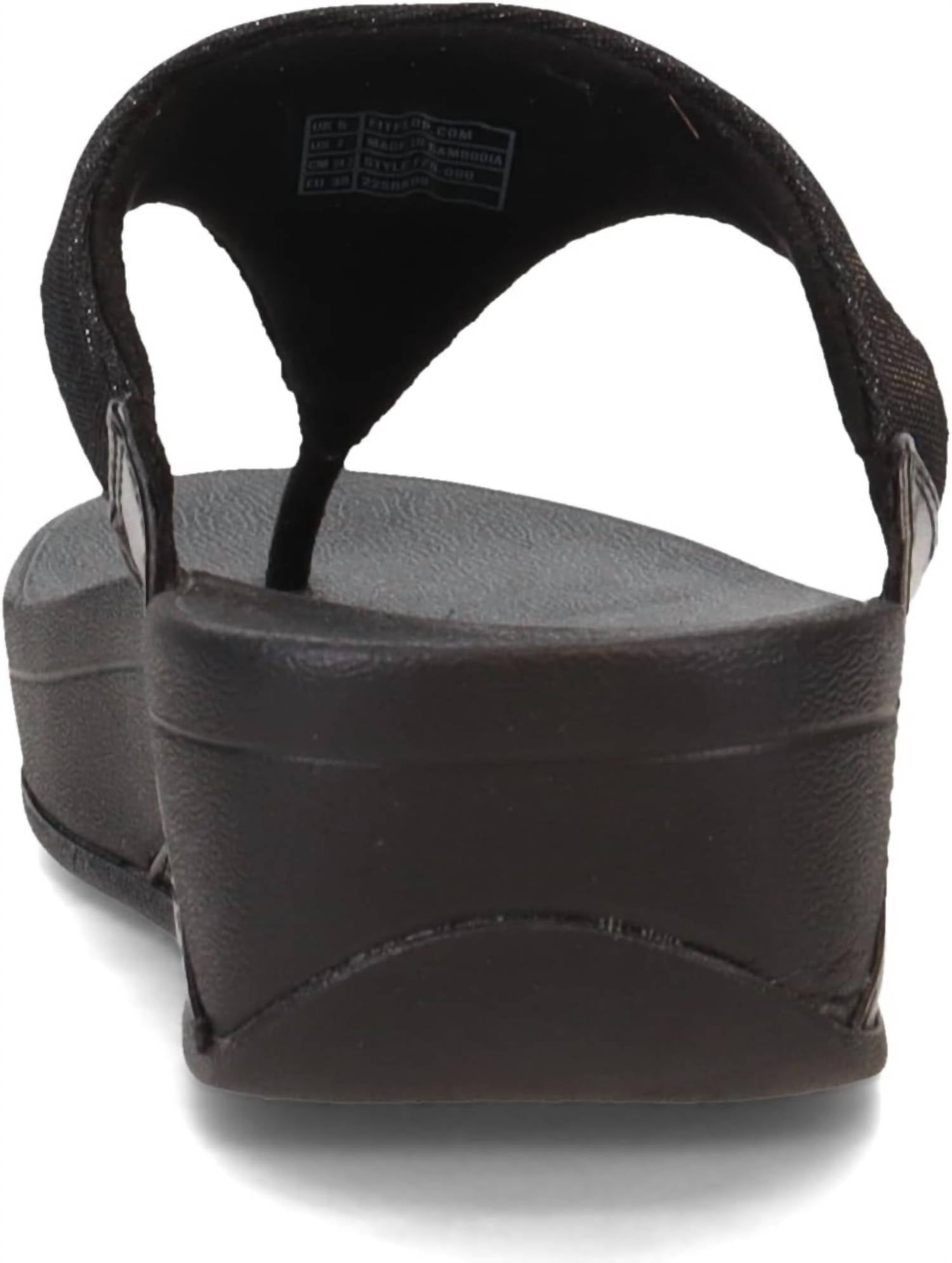 Fitflop - Women's Lulu Shimmerlux Toe Post Sandal