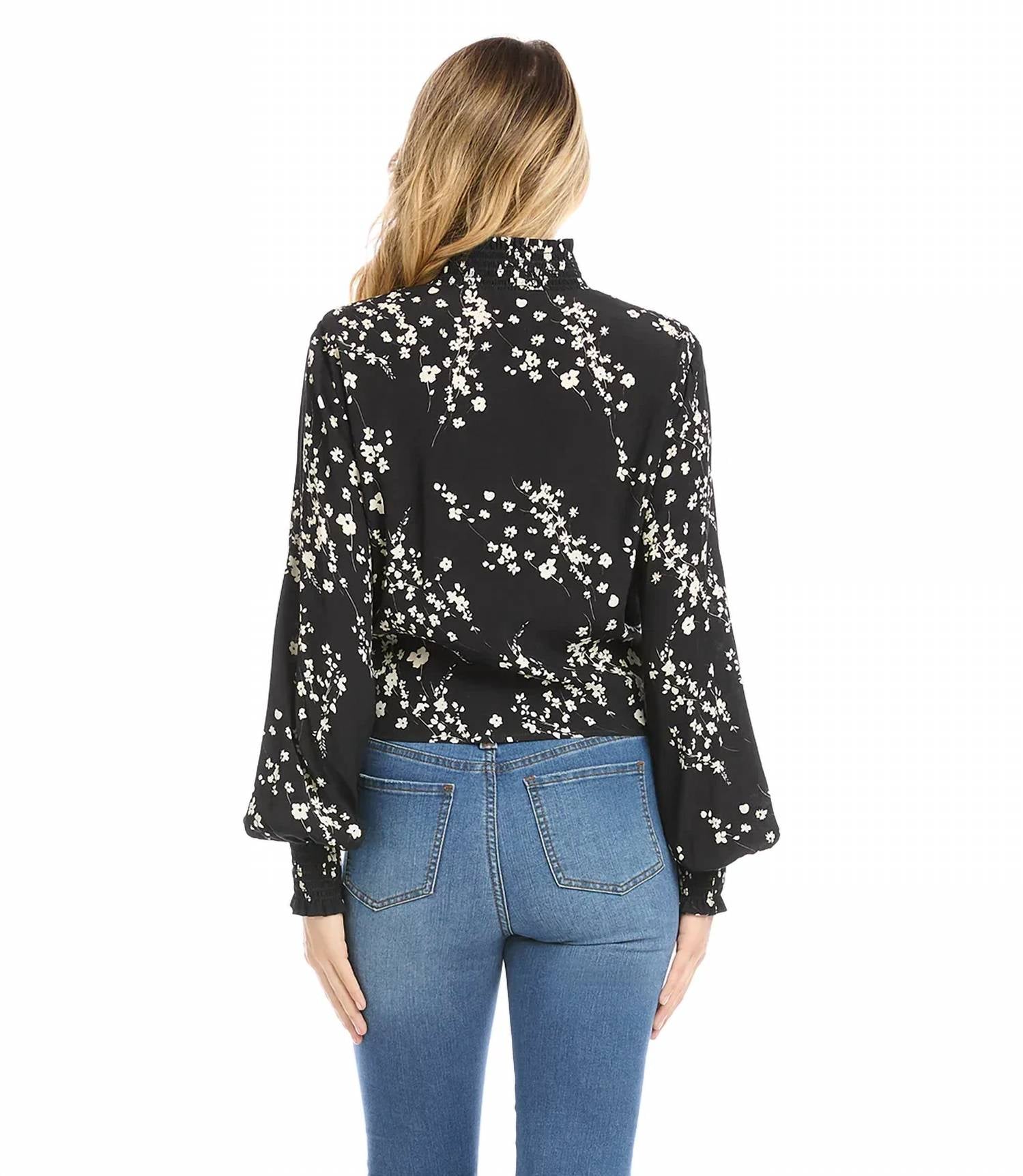 Karen Kane - Tierney Tie-front Top