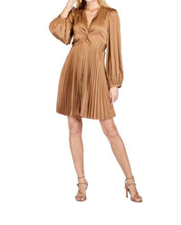 Joy Joy - Bronze Twist Dress