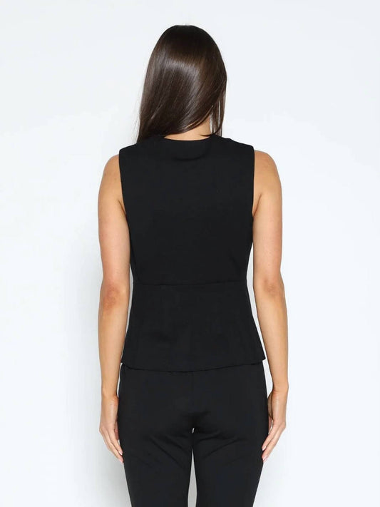 Gracia - Square Neck Flap Packet Vest