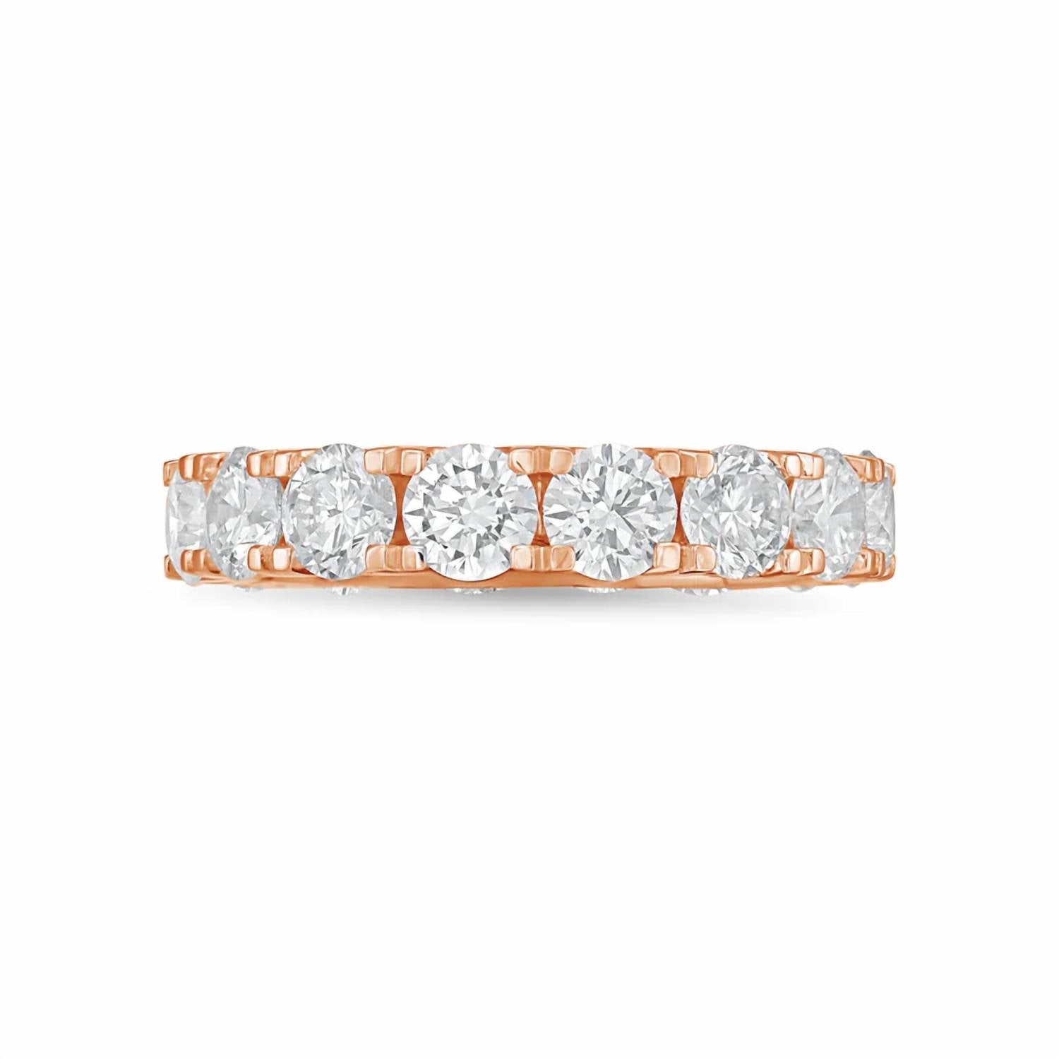 Diana M Jewels - Women's Round Lab-Grown Diamond Eternity Band (6.00 Ct) - Elegant