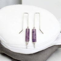Bijou By Sam - Women's Long Bar Threaders Earrings
