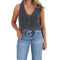 Ee:Some - Quiet Quote Sweater Vest