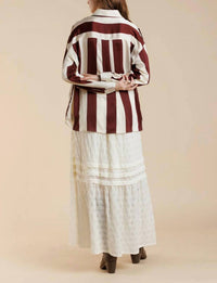 A & She - Zoe Button Down Long Sleeve Shirt