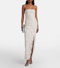 Rotate - Beaded Maxi Slit Dress