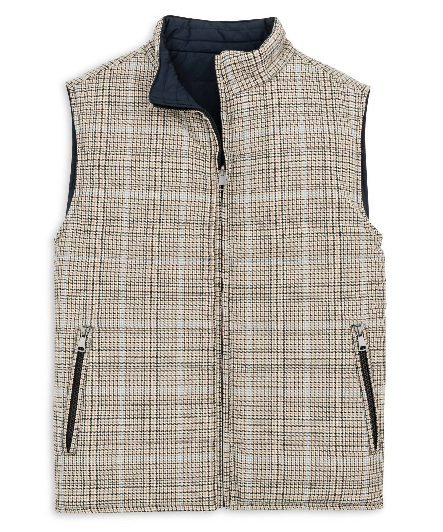 Scott Barber - Men's Reversible Houndstooth Vest