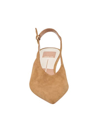 Dolce Vita Women's Alenna Sling Back Pumps in light brown suede - women's heels - alternate view