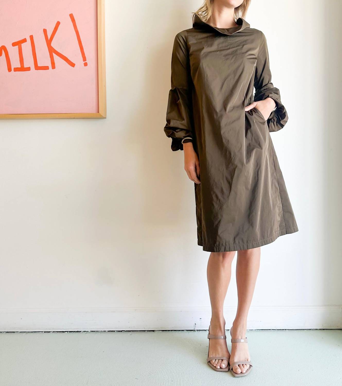 Katharina Hovman - Taffeta High Neck Dress