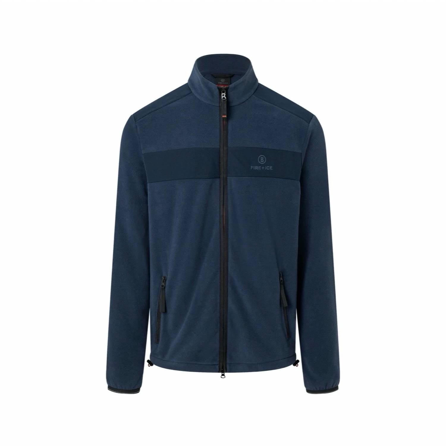 Bogner Fire + Ice Men's Josh Midlayer Sweater in night blue - men's sweater - alternate view