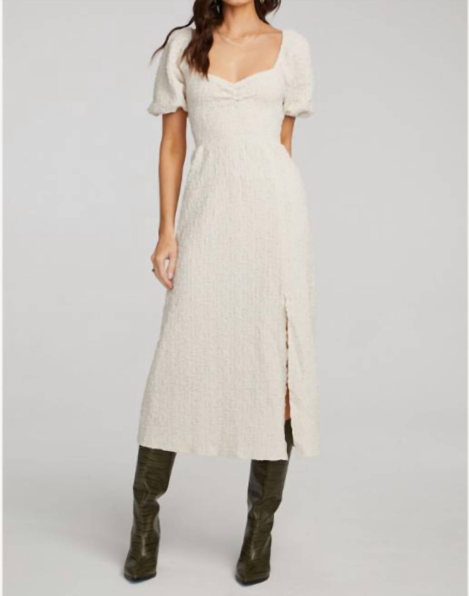 Saltwater Luxe - Short Sleeve Midi Dress