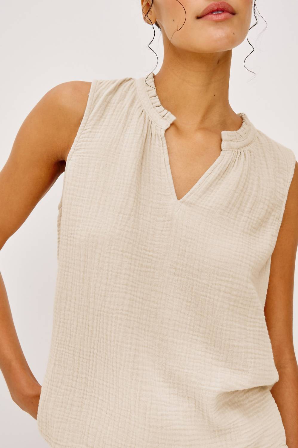Rails - Christy V Neck Gauze Top