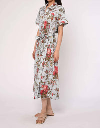 Love The Label - Floral Print Drew Midi Dress