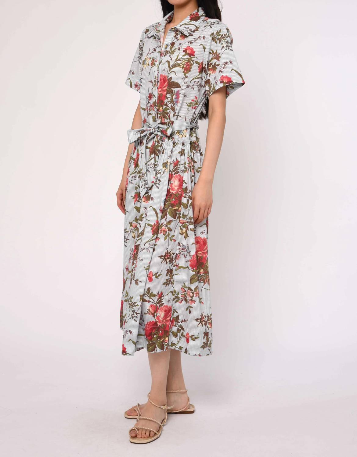 Love The Label - Floral Print Drew Midi Dress