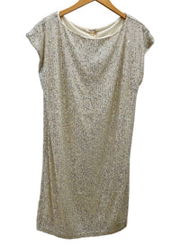 Mystree - Women's Boatneck Sequins Shift Dress