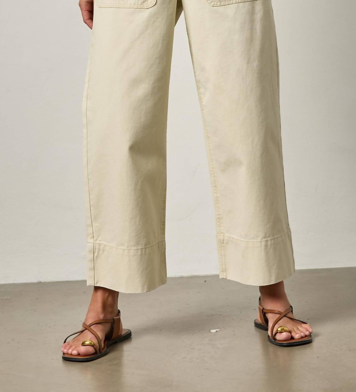 Lilla P - Twill Straight Leg Pant