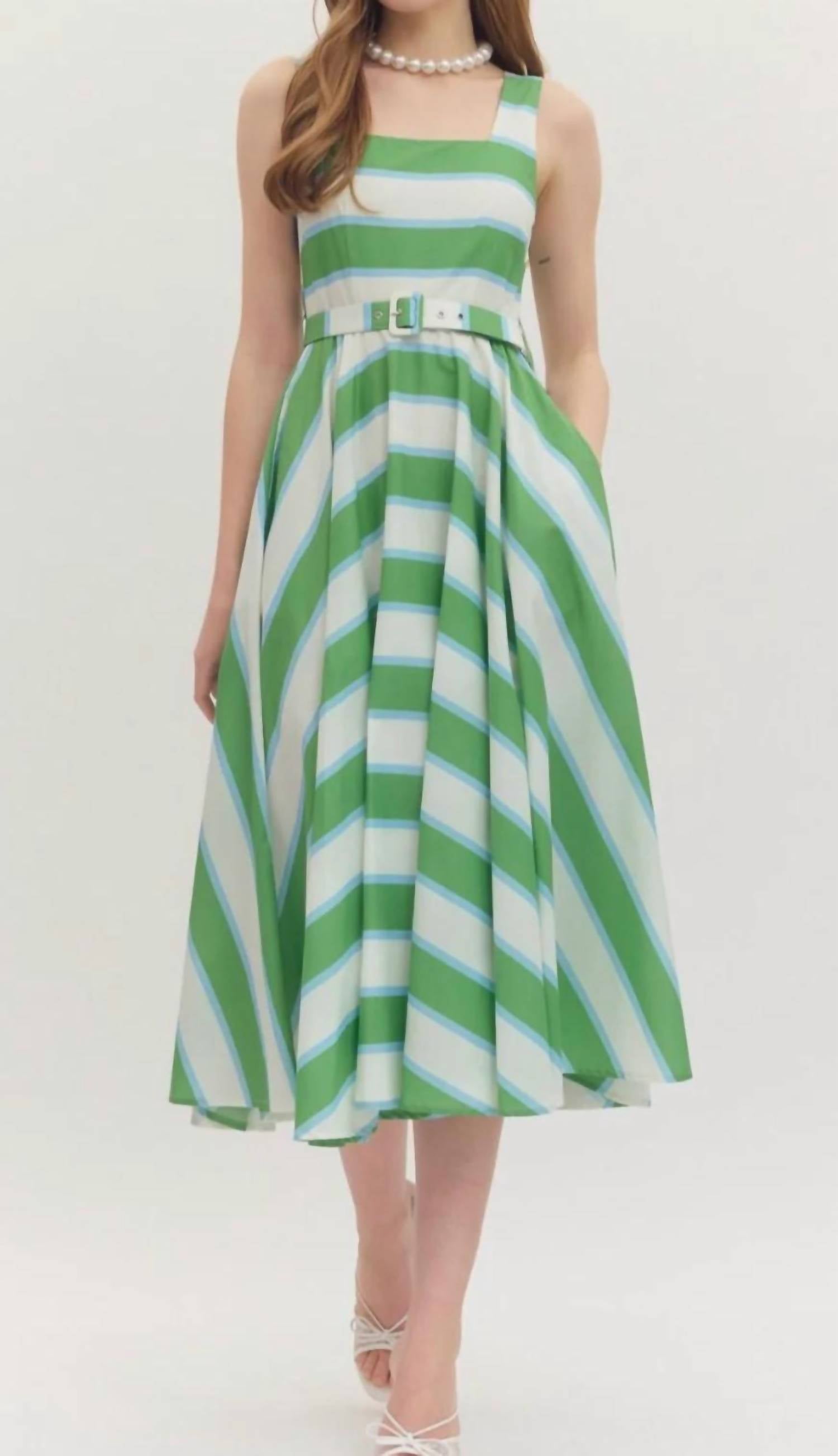 Entro - Palm Grove Midi Dress