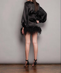 Bronx And Banco - Farah Noir Mini Dress