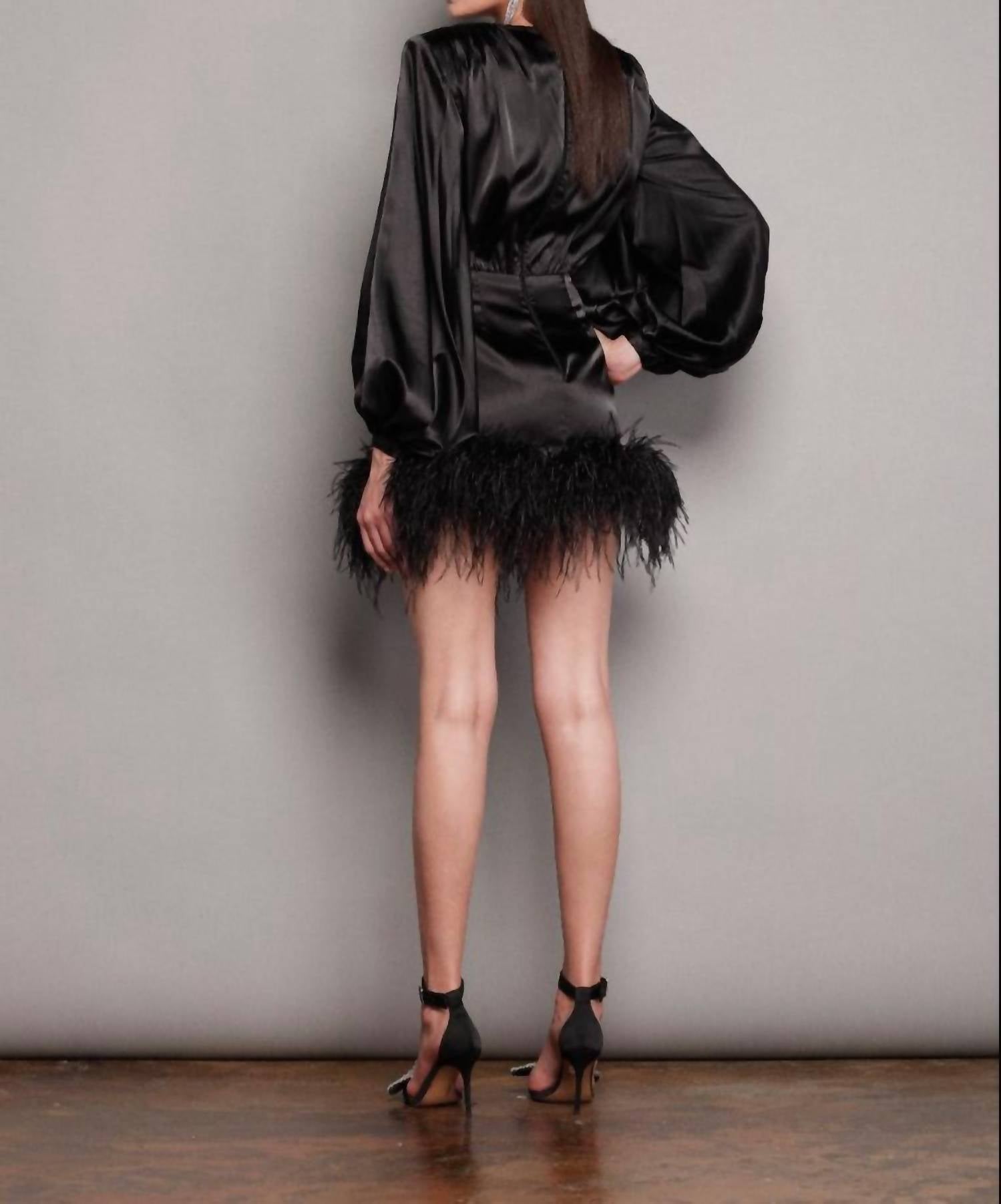 Bronx And Banco - Farah Noir Mini Dress
