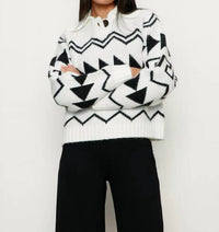Sanctuary - Below Zero Fairisle Popover Top