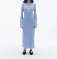 Guest In Residence - Fine Stripe Mockneck Dress