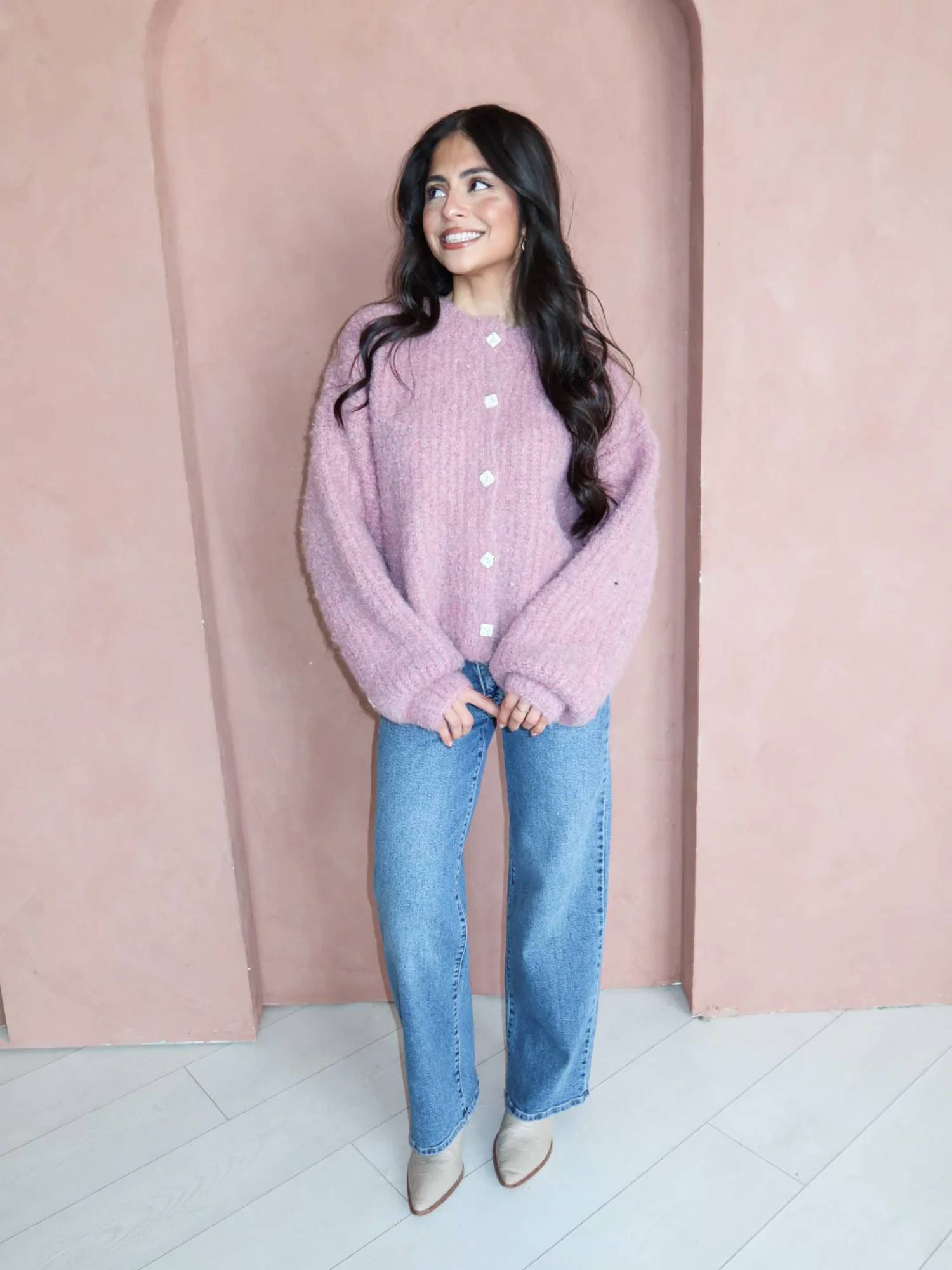 Sofie The Label - Rose Blush Cardigan