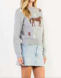 Thml - Horse Crew Neck Sweater