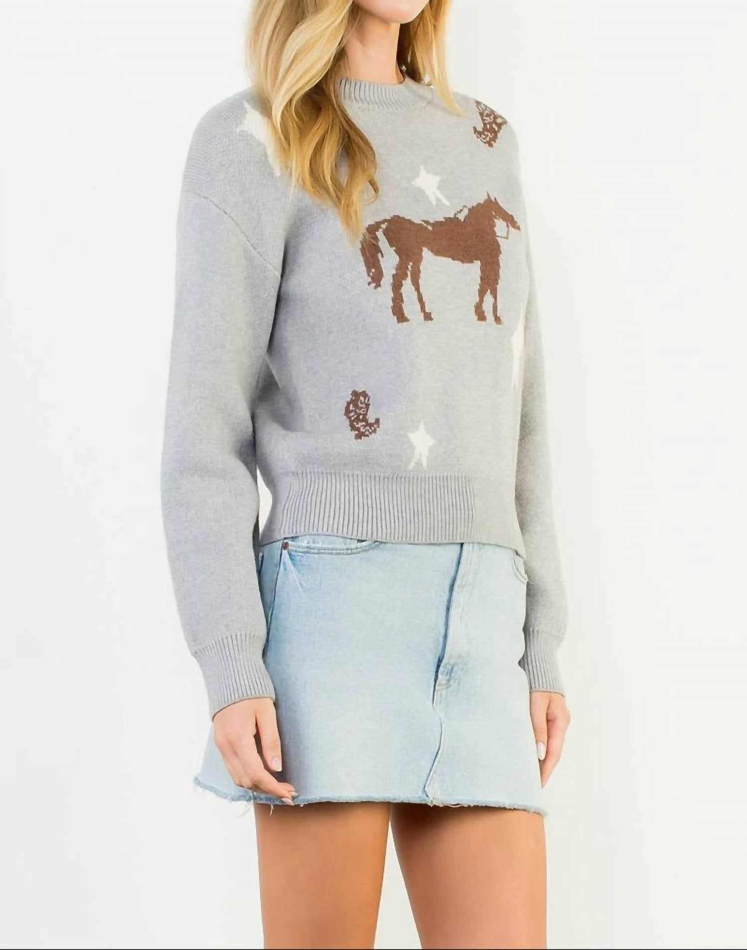 Thml - Horse Crew Neck Sweater