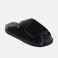 Lamo Women's Classic Apma Wrap Slide in black - women's shoe - detail view
