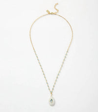 Native Gem - Women's Embellished Amulet Necklace