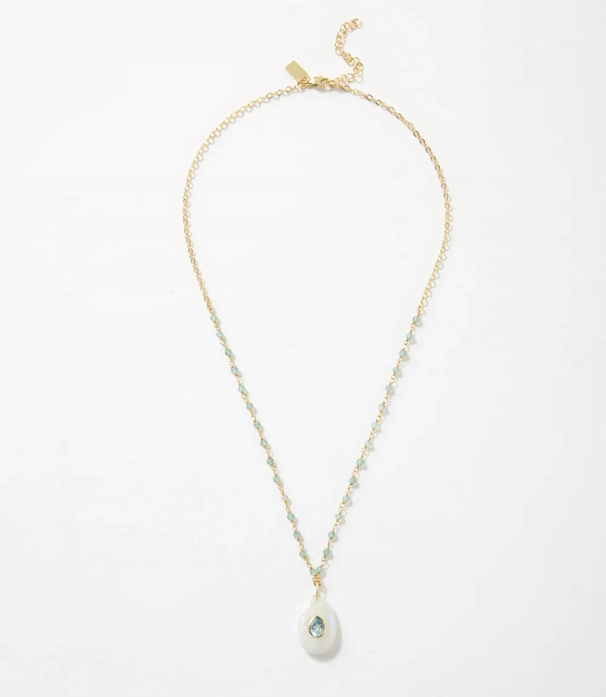 Native Gem - Women's Embellished Amulet Necklace