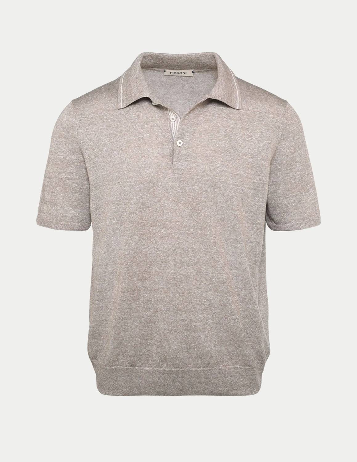 Fioroni Cashmere - Men's Linen & Cotton Polo