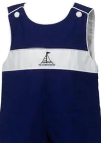 The Proper Peony - Boy's Jon Jon Bailey Sailboat Romper