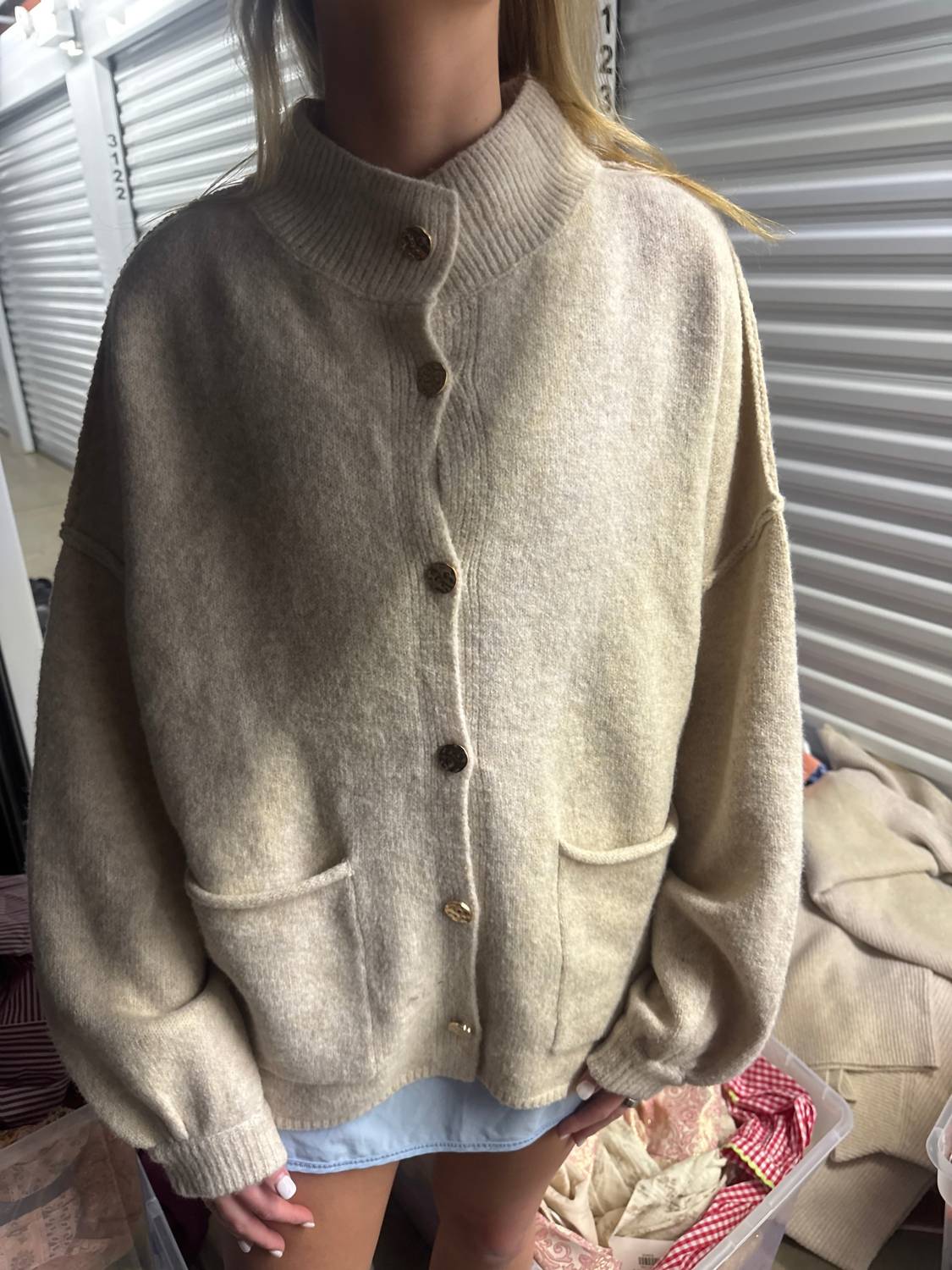 Entro - Button Up Sweater Cardigan
