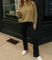 Mono B - Waffle Henley Top