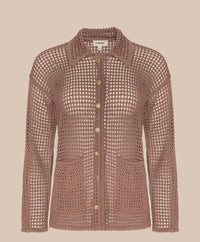 L'Agence - Mariana Pointelle Knit Shirt