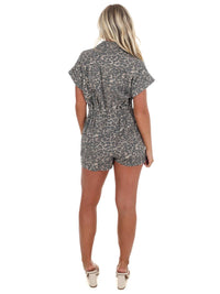 She + Sky - Wild Intentions Leopard Romper