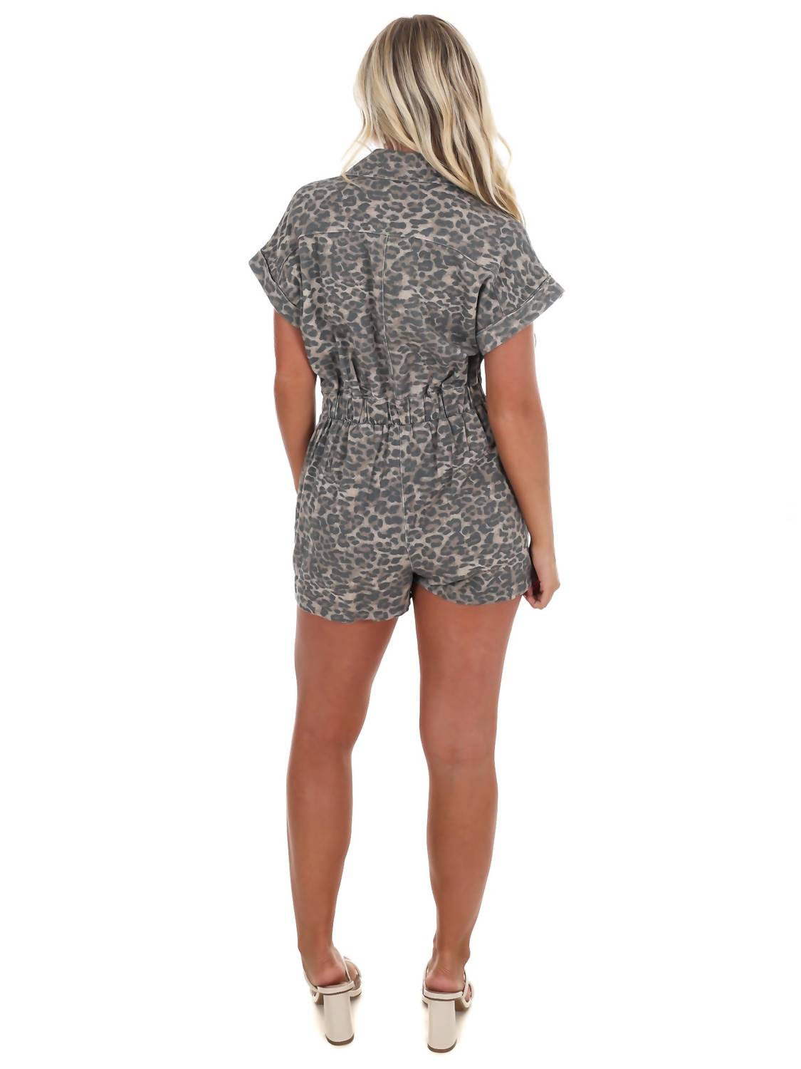 She + Sky - Wild Intentions Leopard Romper