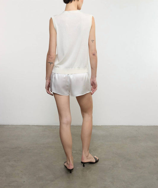 Enza Costa - SILK KNIT VEST